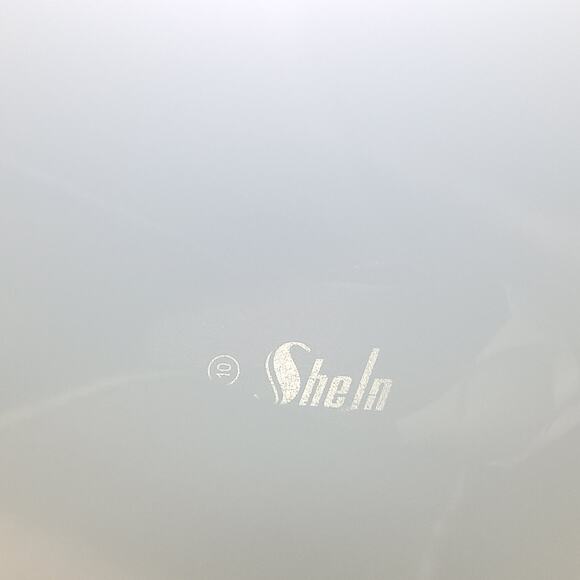 Sheln Off White Ivory Chelsea Combat Platform Boots Slip On women's size 10 - Picture 10 of 10